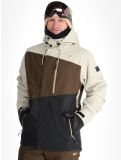 Thumbnail Rehall, Canlaon-R ski jacket men Gravel Stone beige, black, brown 