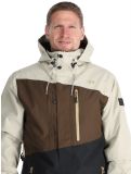 Thumbnail Rehall, Canlaon-R ski jacket men Gravel Stone beige, black, brown 