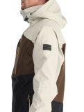 Thumbnail Rehall, Canlaon-R ski jacket men Gravel Stone beige, black, brown 