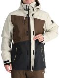 Thumbnail Rehall, Canlaon-R ski jacket men Gravel Stone beige, black, brown 