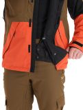 Thumbnail Rehall, Carls-R ski jacket men Rust blue, brown, orange 