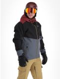 Thumbnail Rehall, Drago-R ski jacket men Oxblood black, grey, red 