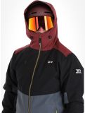 Thumbnail Rehall, Drago-R ski jacket men Oxblood black, grey, red 