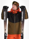 Thumbnail Rehall, Drago-R ski jacket men Rust black, brown, orange 