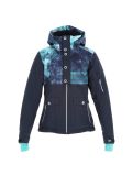 Thumbnail Rehall, Emmy-R-Jr ski jacket kids graphic aqua blue