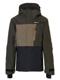 Thumbnail Rehall, Freak-R ski jacket kids Graphite black, brown, grey 