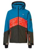 Thumbnail Rehall, Jonny-R ski jacket kids Petrol green, grey, red 