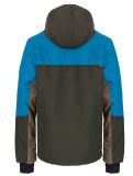 Thumbnail Rehall, Jonny-R ski jacket kids Petrol green, grey, red 