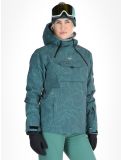 Thumbnail Rehall, Lou-R ski jacket women Roses Smoke Pine green 