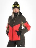 Thumbnail Rehall, Lou-R ski jacket women Hibiscus Red grey, red 