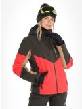 Thumbnail Rehall, Lou-R ski jacket women Hibiscus Red grey, red 