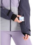 Thumbnail Rehall, Meave-R ski jacket women Graphite grey, purple 