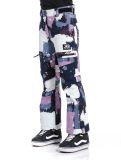 Thumbnail Rehall, Nori-R-Jr. ski pants kids Camo Abstract Lavender multicolor, purple 