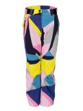 Thumbnail Rehall, Romana-R ski pants kids Abstract - Blazing Yellow-Lilac multicolor 