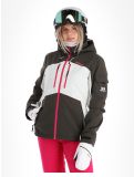 Thumbnail Rehall, Rome-R ski jacket women Graphite grey, white 