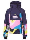 Thumbnail Rehall, Taylor-R ski jacket kids Abstract - Blazing Yellow-Lilac multicolor 