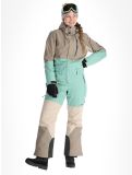 Thumbnail Rehall, Tyger-R ski suit women Feldspar beige, green 