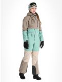 Thumbnail Rehall, Tyger-R ski suit women Feldspar beige, green 