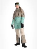 Thumbnail Rehall, Tyger-R ski suit women Feldspar beige, green 