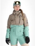 Thumbnail Rehall, Tyger-R ski suit women Feldspar beige, green 