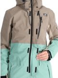 Thumbnail Rehall, Tyger-R ski suit women Feldspar beige, green 