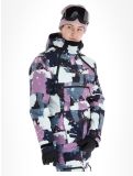 Thumbnail Rehall, Vie-R ski jacket women Camo Abstract Lavender multicolor, purple 