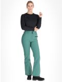 Thumbnail Rehall, Yves-R softshell ski pants women Smoke Pine green 