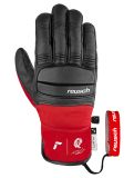 Thumbnail Reusch, Marco Odermatt ski gloves men Black / Fire Red black, red 