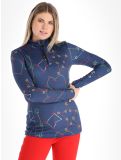 Thumbnail Rossignol, JC De Castelbajac Booster 1/2 Zip pullover women Cosmic Blue blue 