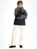 Thumbnail Roxy, Jetty Bloc ski jacket women True Black Bandanas black, white 