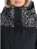 Thumbnail Roxy, Jetty Bloc ski jacket women True Black Bandanas black, white 