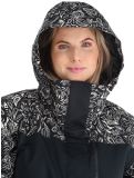 Thumbnail Roxy, Jetty Bloc ski jacket women True Black Bandanas black, white 