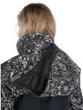 Thumbnail Roxy, Jetty Bloc ski jacket women True Black Bandanas black, white 