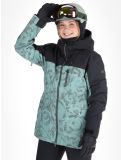 Thumbnail Roxy, Stated ski jacket women Lily Pad Sketch Book black, green 