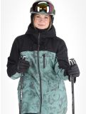 Thumbnail Roxy, Stated ski jacket women Lily Pad Sketch Book black, green 