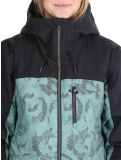 Thumbnail Roxy, Stated ski jacket women Lily Pad Sketch Book black, green 