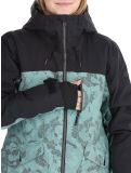 Thumbnail Roxy, Stated ski jacket women Lily Pad Sketch Book black, green 