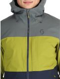 Thumbnail Scott, Jacket M's Ultimate Dryo 10 ski jacket men Shadow Grey / Meadow Green green, grey 