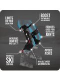 Thumbnail Ski-Mojo, Exoskeleton gold (>75kg) ski brace unisex black 