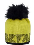 Thumbnail Sportalm Kitzbühel, Almrosn Fakefur beanie women Blazing Yellow yellow 