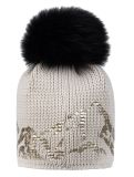 Thumbnail Sportalm Kitzbühel, Honolulu SKI beanie women Silver Cloud Zilver 