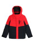 Thumbnail Spyder, Impulse Synthetic Down ski jacket kids Volcano black, red 