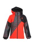 Thumbnail Spyder, Ambush ski jacket kids volcano red