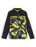 Thumbnail Spyder, Camo 1/2 Zip pullover kids Acid Yellow yellow 