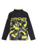 Thumbnail Spyder, Camo 1/2 Zip pullover kids Acid Yellow yellow 