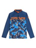 Thumbnail Spyder, Camo 1/2 Zip pullover kids True Navy blue 