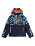 Thumbnail Spyder, Challenger ski jacket kids Camouflage Aether Blue blue 