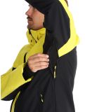 Thumbnail Spyder, Copper ski jacket men Acid Yellow black, yellow 