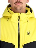 Thumbnail Spyder, Copper ski jacket men Acid Yellow black, yellow 