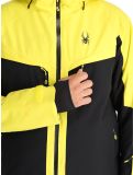 Thumbnail Spyder, Copper ski jacket men Acid Yellow black, yellow 